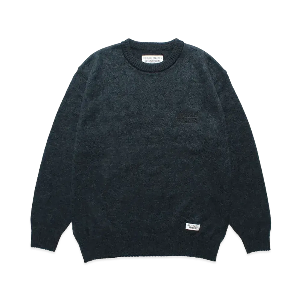 WACKO MARIA Mohair Knit Sweater "Dark Green"