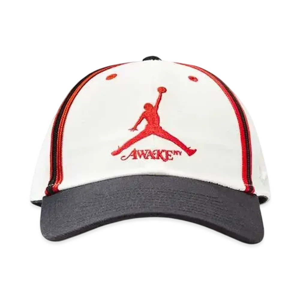 Nike Jordan x Awake NY Leather Strap Club Cap "Sail/University Red"