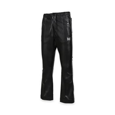 NEEDLES x NUBIAN Piping Cowboy Pant - Synthetic Leather (Exclusive) "Black"