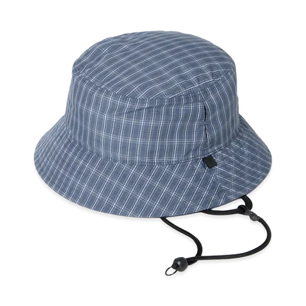 DAIWA PIER39 Tech Ventilation Hat Summer Plaid "Smoke Blue"