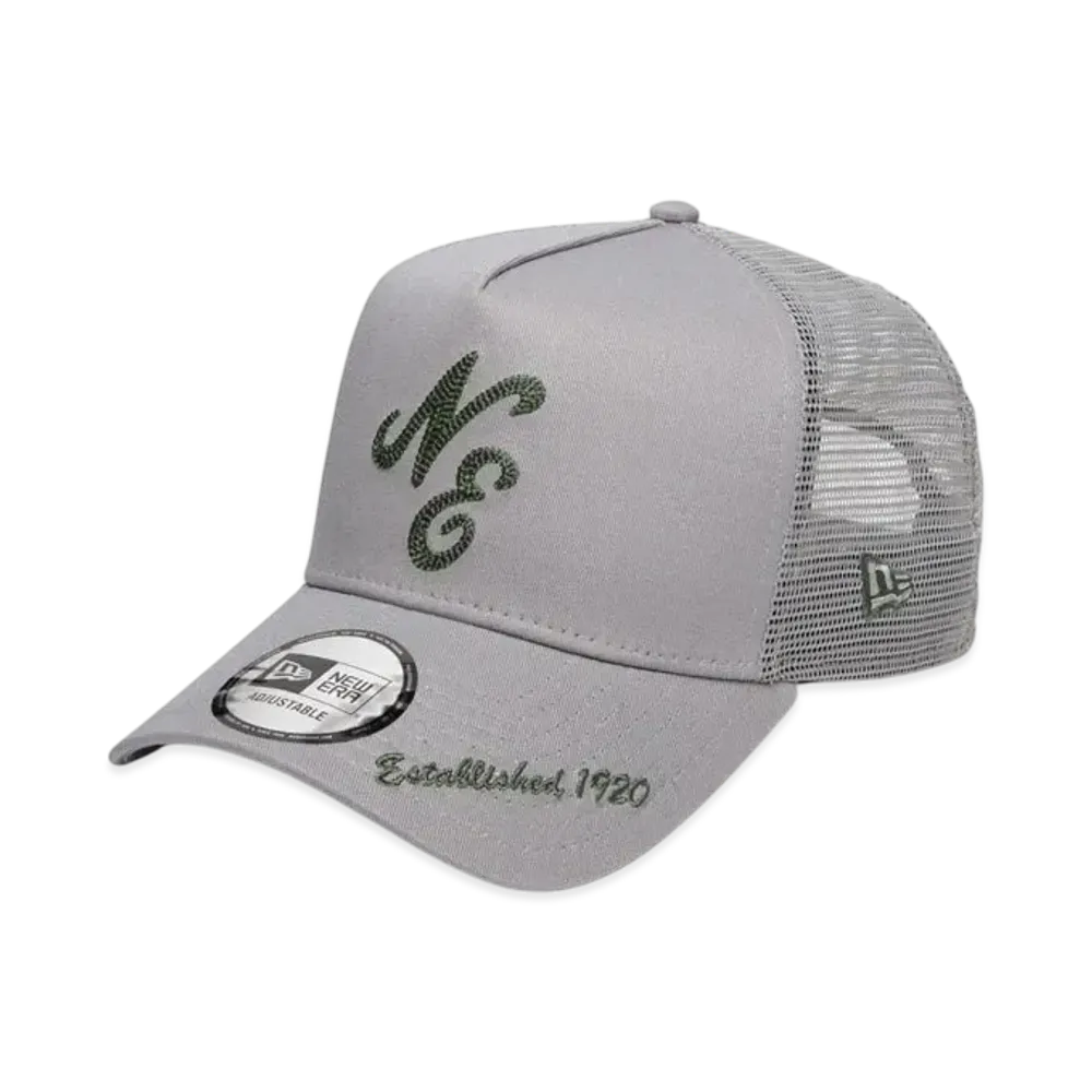 NEW ERA 9Forty A-Frame Tracker Classic Logo "Gray"