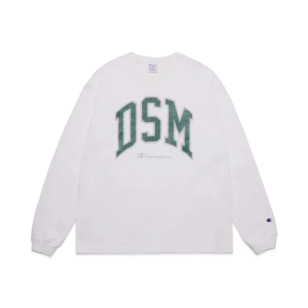 Champion x DSMG Long Sleeve T-Shirt "White"