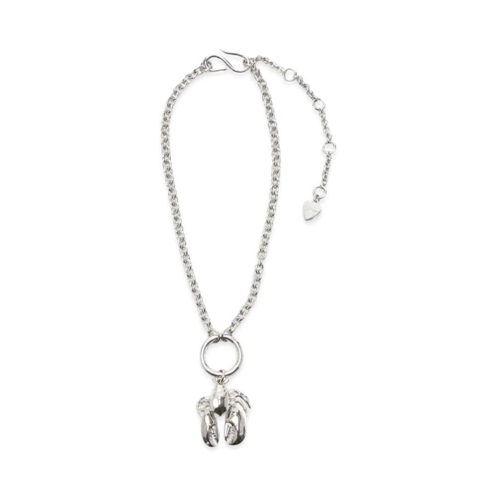 Acne Studios Lobster Necklace "Silver"