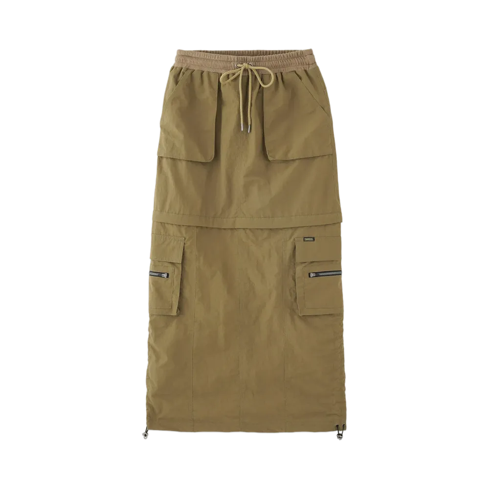 X-Girl Convertible Easy Skirt "Beige"