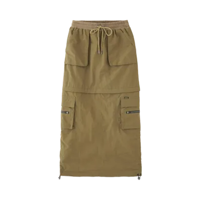 X-Girl Convertible Easy Skirt "Beige"