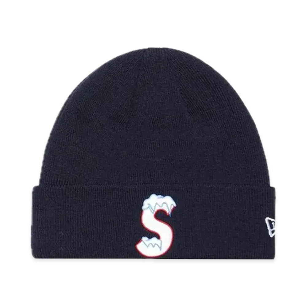 Supreme New Era S Logo Beanie "Navy" (20FW)