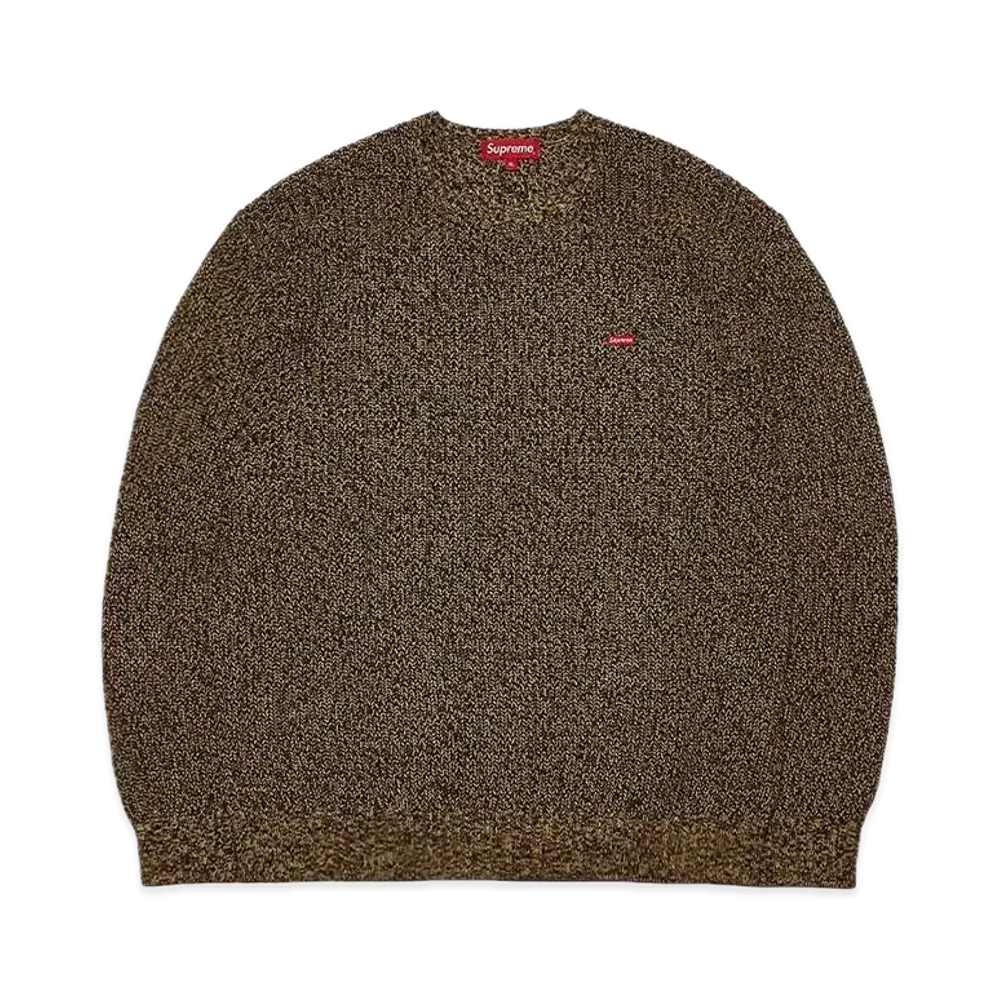 Supreme Melange Rib Knit Sweater "Brown"