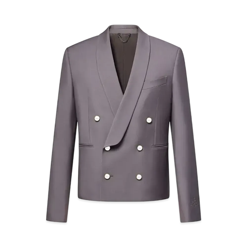 Louis Vuitton Double Breasted Wool Evening Jacket "Eiffel Tower"