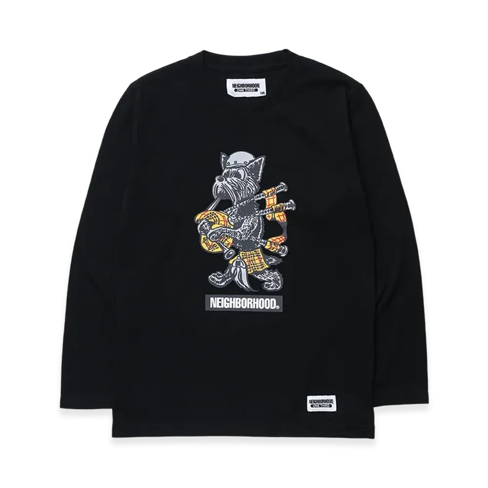 NEIGHBORHOOD One Third Kids OT. Tee LS-10 "Black"