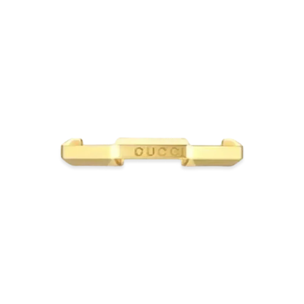 GUCCI Link To Love Mirrored Ring "Gold"