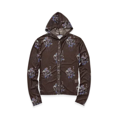 TTTMSW See-Through Hooded Cut and Sew "Brown"