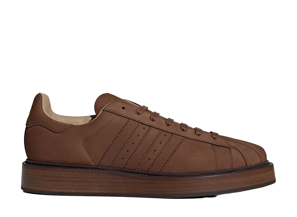 アディダス スーパースター ラックス メイドイン イタリー "プリラブドブラウン"
