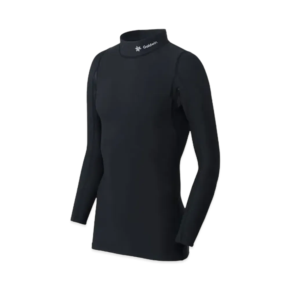Goldwin Photoelectronic Warm High Neck Long Sleeve (C3 Fit / Men's) "Black"