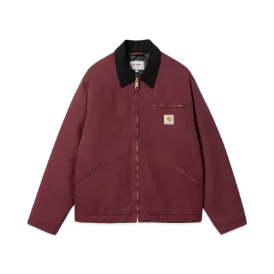 Carhartt Wip Og Detroit Jacket "Malbec/Black"