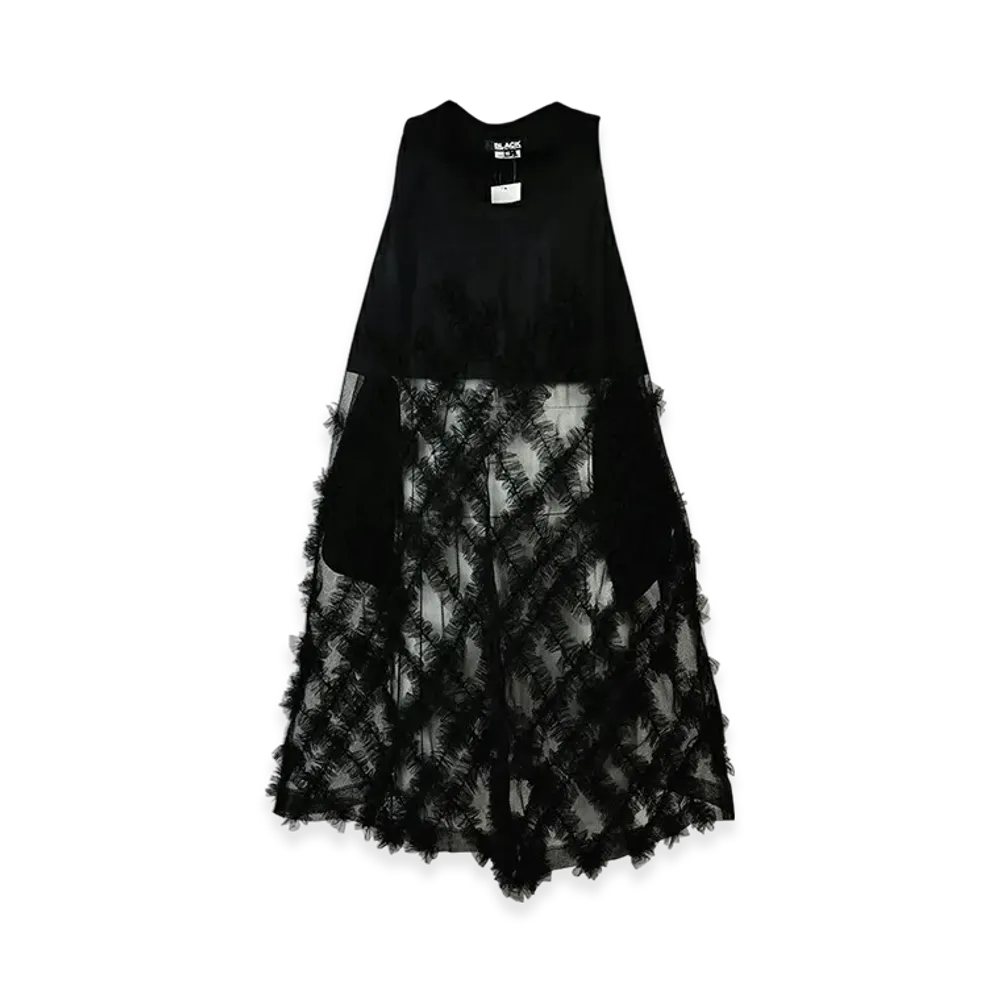 BLACK COMME des GARCONS Nylon Tulle "Black"