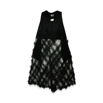 BLACK COMME des GARCONS Nylon Tulle "Black"