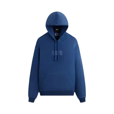 Kith Stitch Classic Logo Nelson Hoodie "Cyanotype"