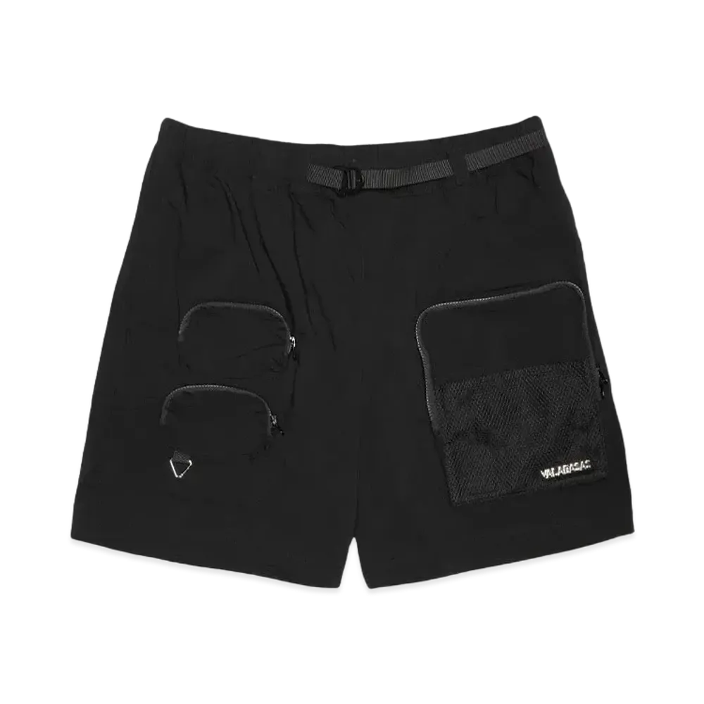 VALABASAS Cargo Compact BLACK NYLON SHORTS "BLACK"