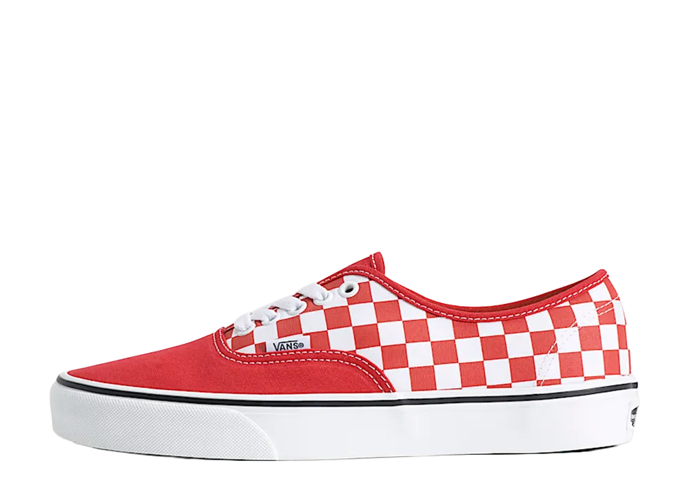 Vans Authentic Checkerboard "Crimson Red/True White"