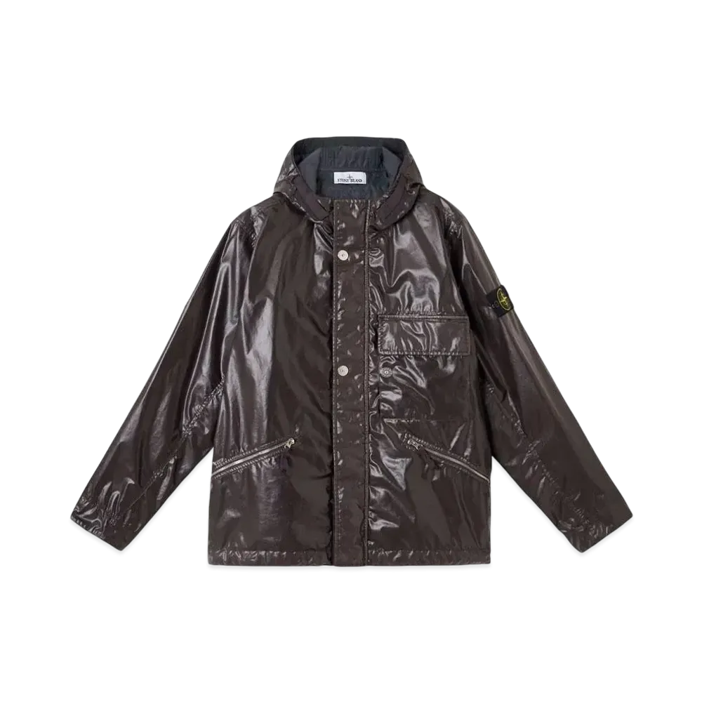 Stone Island 4100062 Mussola Gommata-TC "Charcoal Gray"