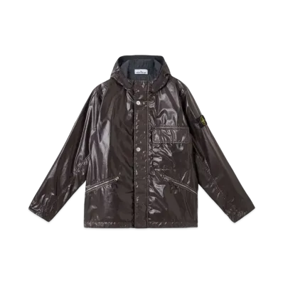 Stone Island 4100062 Mussola Gommata-TC "Charcoal Gray"