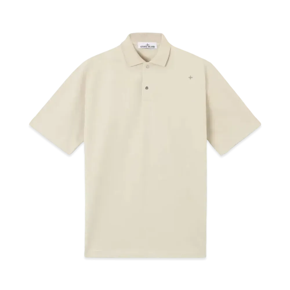 Stone Island Stellina 2200203 50/2 Organic Cotton Pique "Sand"