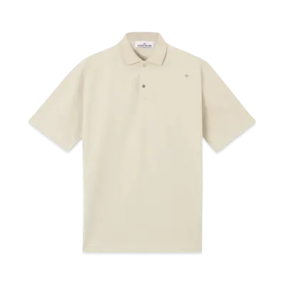 Stone Island Stellina 2200203 50/2 Organic Cotton Pique "Sand"