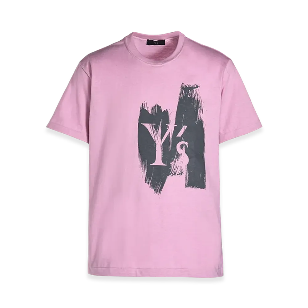 Y's Logo/Blush Print Half Sleeve T "Pink"