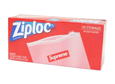 Supreme x Ziploc Bags (Box of 30) "Red"