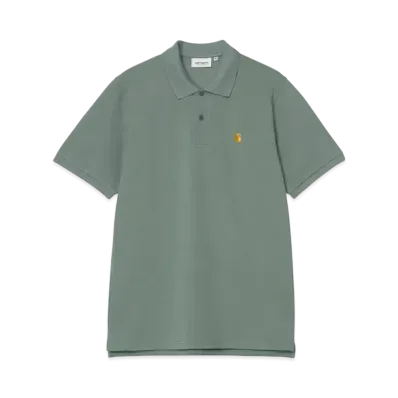 Carhartt WIP S/S Chase Pique Polo "Silver Pine Gold"