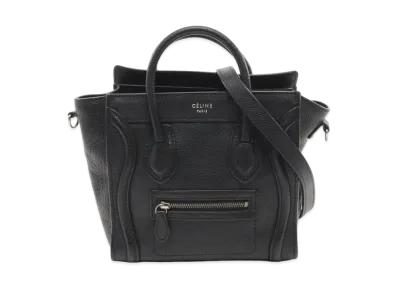 CELINE Nano Luggage Bag "Black"