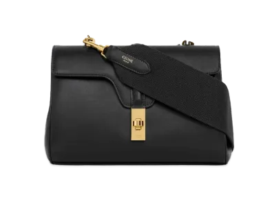 CELINE Teen Soft 16 Shoulder Bag "Black"