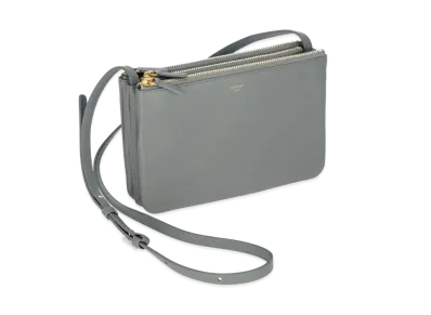 CELINE Trio Shoulder Bag "Gray"