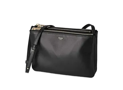 CELINE Trio Shoulder Bag "Black"