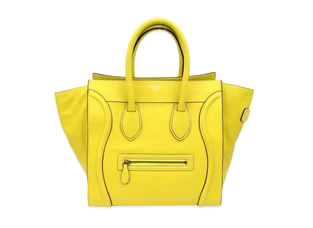 CELINE Nano Luggage Bag "Yellow"