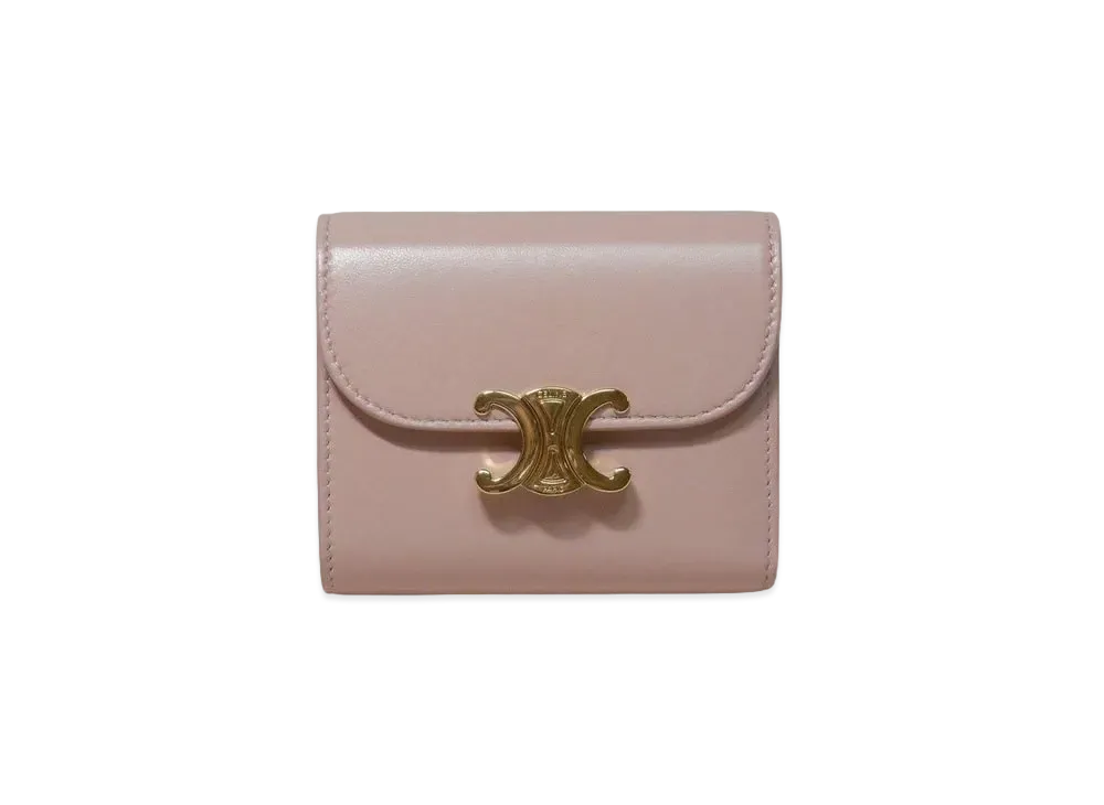 CELINE mall Triomphe Wallet "Pink"