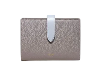 CELINE Medium Strap Wallet "Gray"