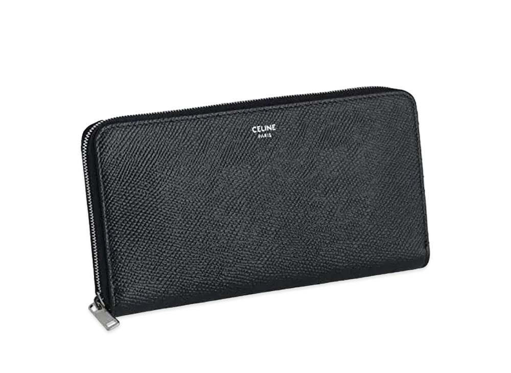 CELINE Large Zipped Wallet "Black"