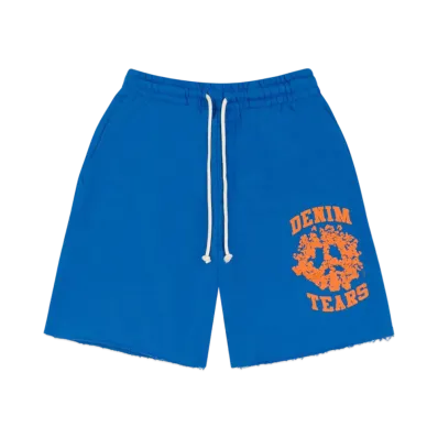 DENIM TEARS Denim University Sweat Shorts "Royal Blue"