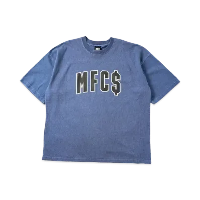 MFC STORE MFC$ Arch Logo Pigment Big Silhouette Tee "Denim"