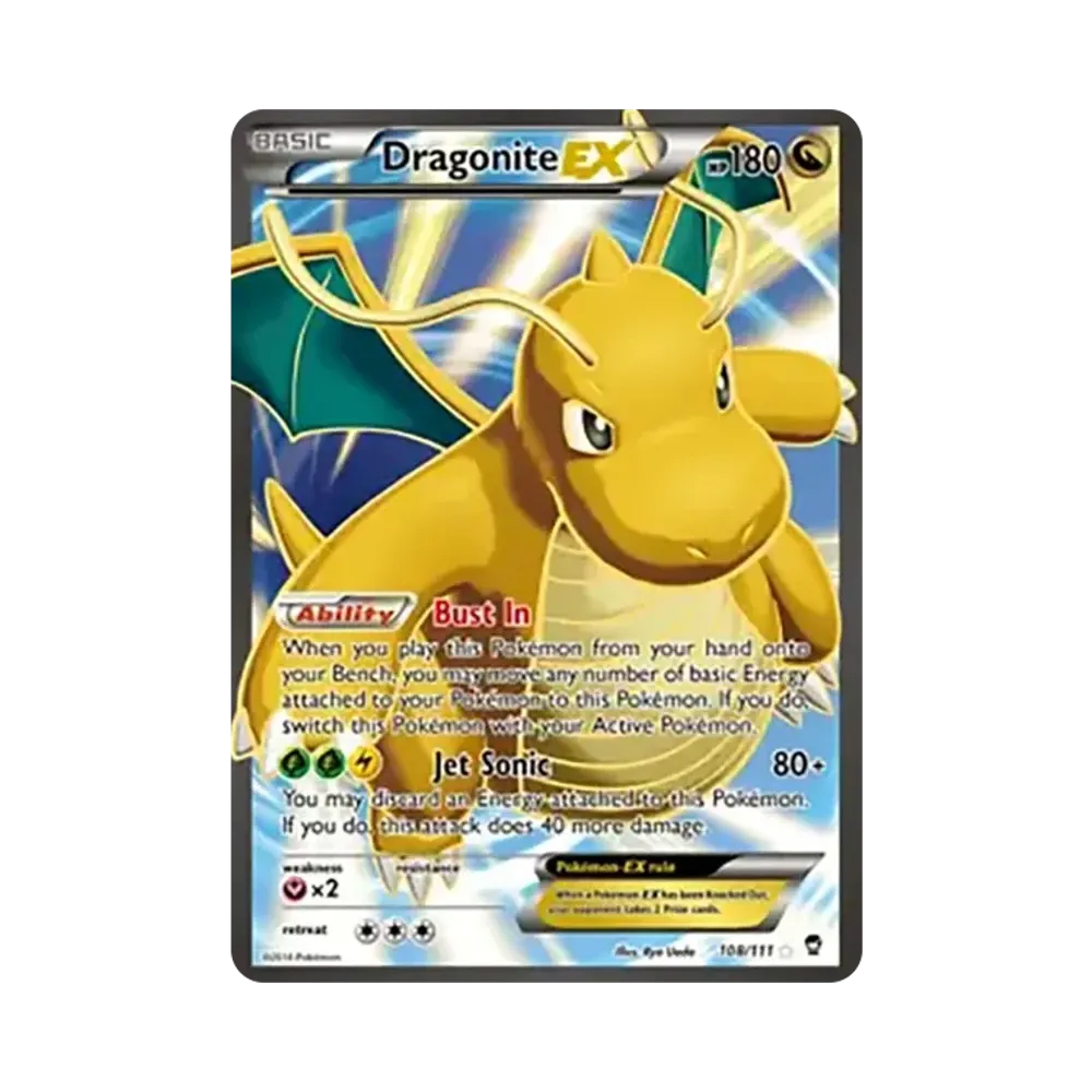 カイリューEX UR [108/111]【英語版】(XY「フューリアスフィスト」)