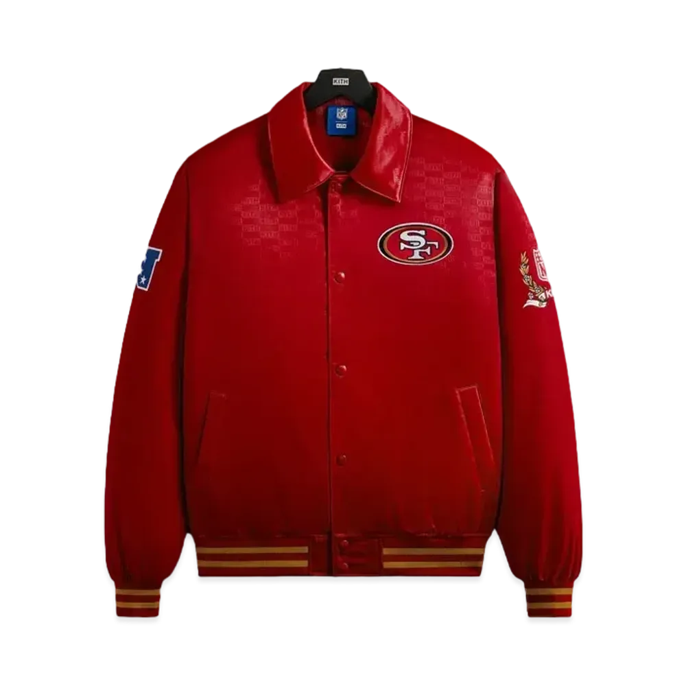 Kith x the NFL: 49ers Satin Bomber Jacket "Dalle"