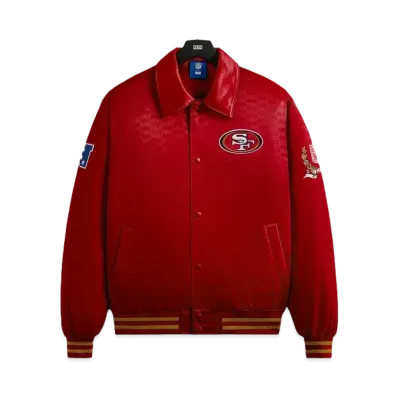 Kith x the NFL: 49ers Satin Bomber Jacket "Dalle"