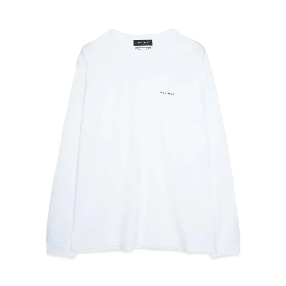 MLVINCE CLASSIC LOGO L/S TEE "WHITE"