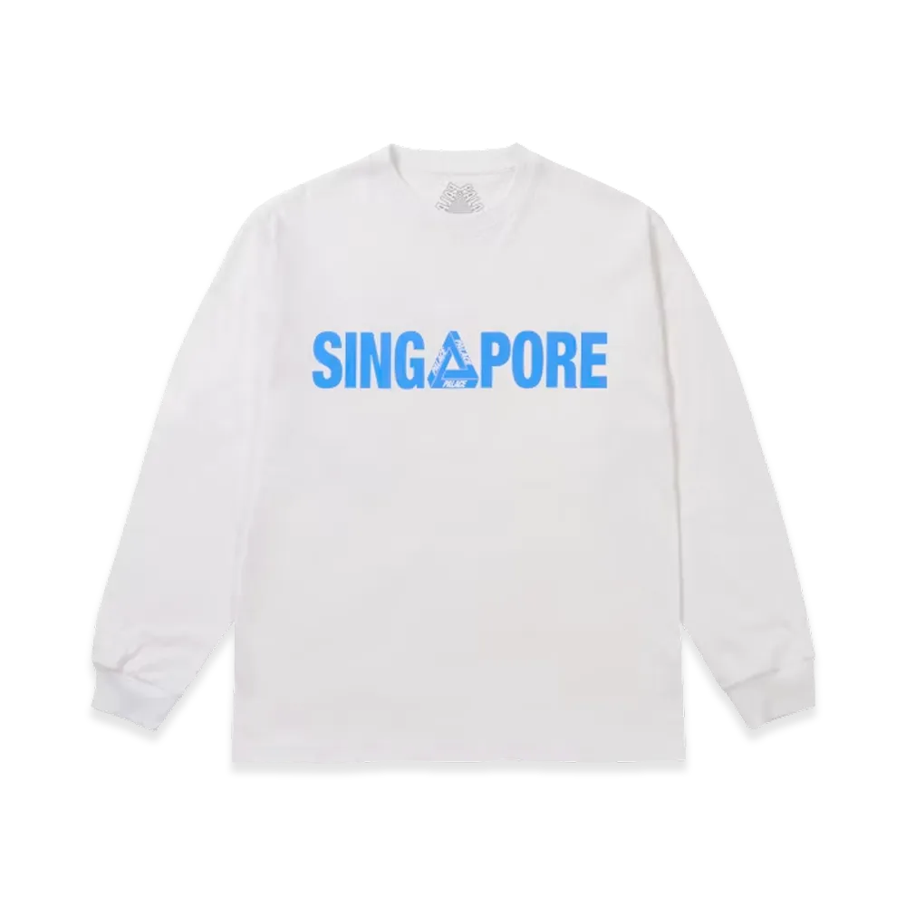 PALACE SINGAPORE Longsleeve "White"
