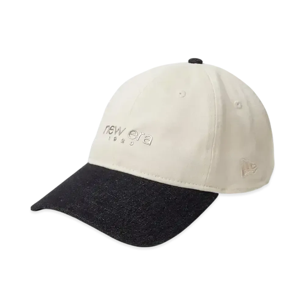 NEW ERA 9Twenty 2-Tone TPU Logo "Light Cream/Black Denim"