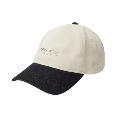 NEW ERA 9Twenty 2-Tone TPU Logo "Light Cream/Black Denim"