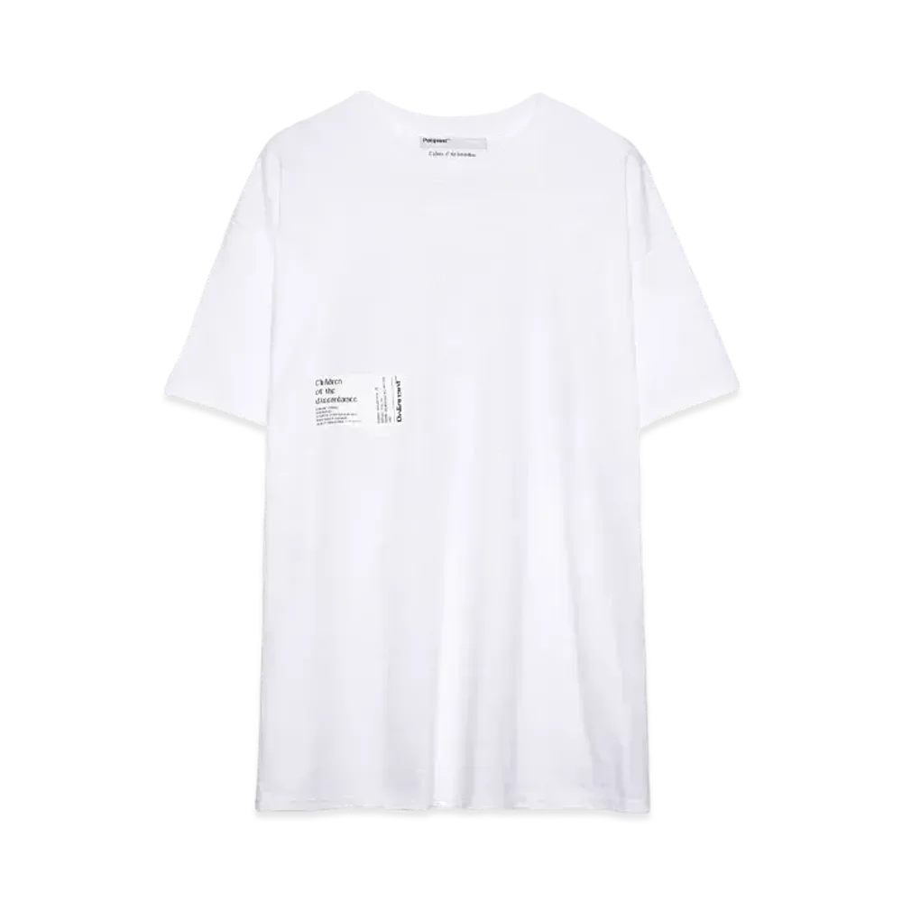 Children of the discordance PQ BANDANA PATCH WORK SS TEE "WHITE"