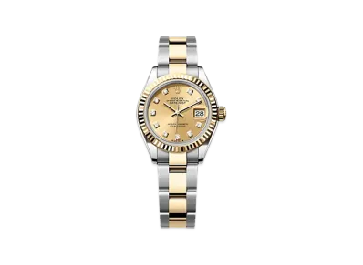 ROLEX Lady-Datejust 28mm Oystersteel & Yellow Gold 279173 "Champagne-colour"