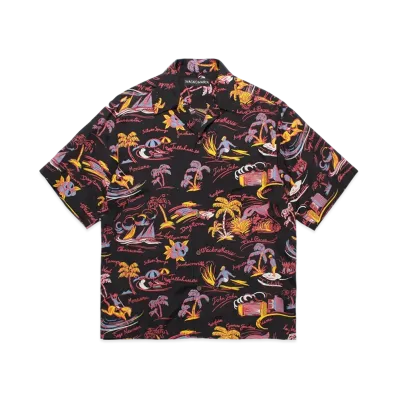 WACKO MARIA Hawaiian Shirt "Black"
